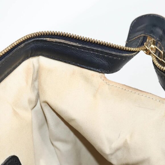 LOUIS VUITTON Monogram Mini Josephine GM Hand Bag Blue LV Auth - Picture 13 of 16